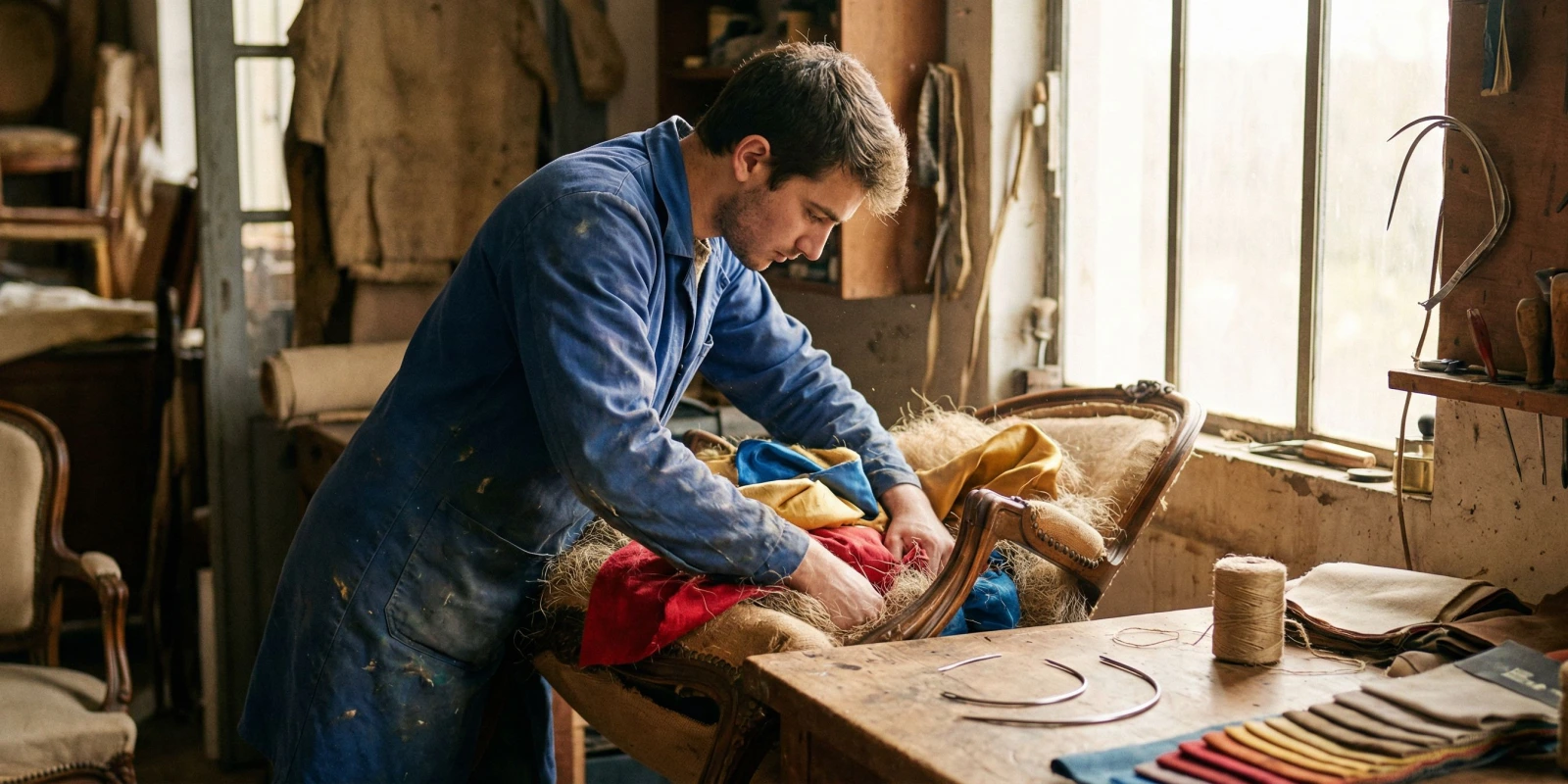 Les Techniques de Tapisserie au Programme du BP Ameublement : Garnissage, Décoration et Matériaux Expliqués